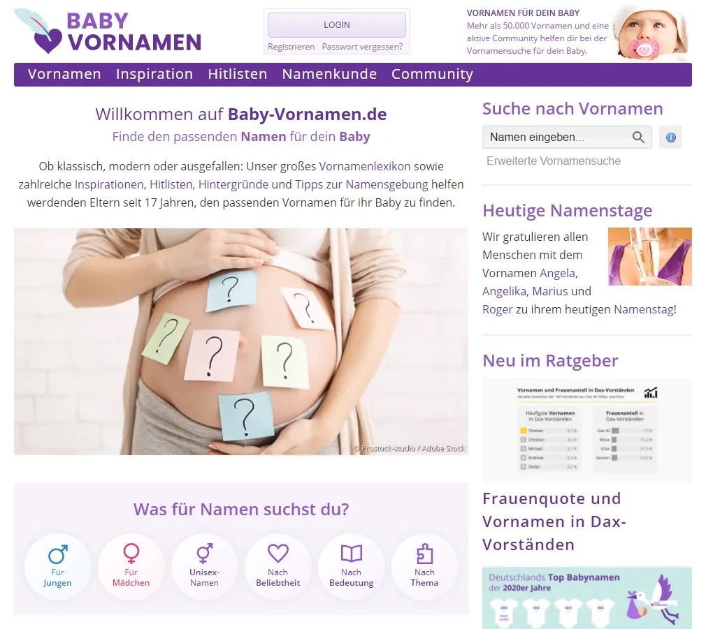 Baby-Vornamen.de